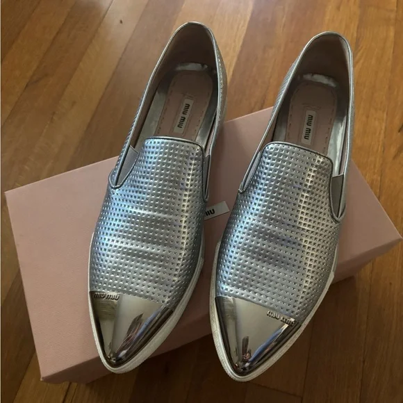 Miu Miu slip ons